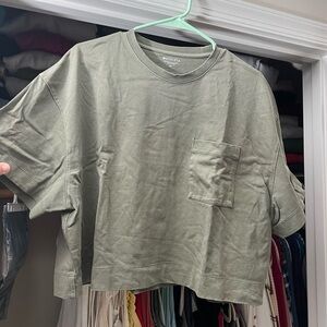 Athleta Boxy Cropped Tee